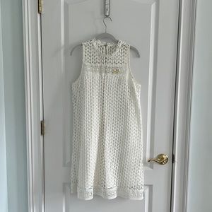 Anthropologie Maeve White Dress Size M